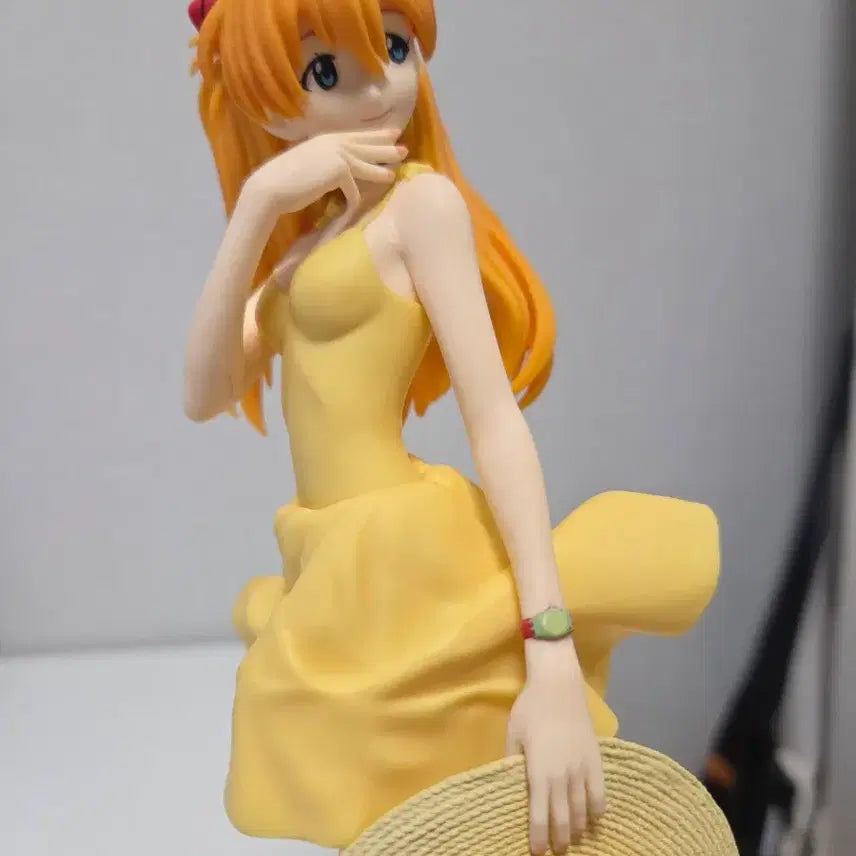 [BUNJANG] Evangelion Asuka Sunflower Ver. Figure / 에반게리온 아스카 피규어 해바라기 ver.