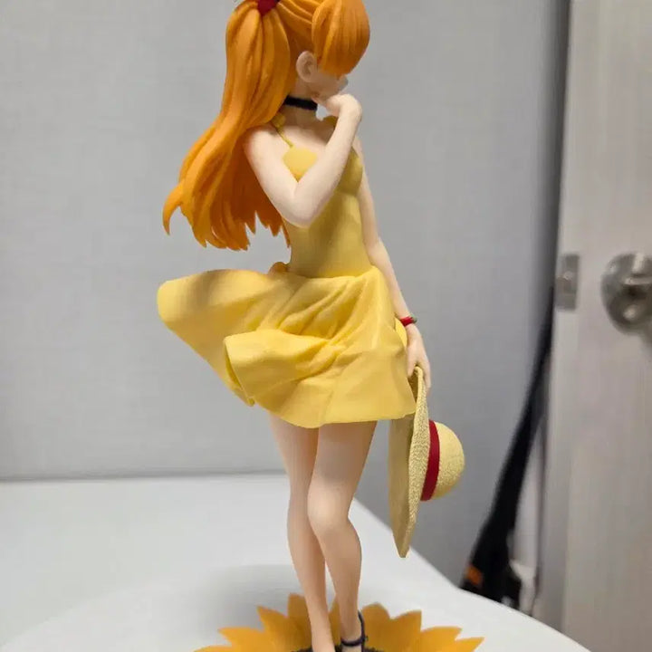 [BUNJANG] Evangelion Asuka Sunflower Ver. Figure / 에반게리온 아스카 피규어 해바라기 ver.