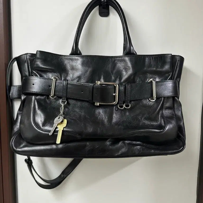 [SOLD OUT] 오소이 토트 브로클 스톤 블랙 osoi tote brocle black