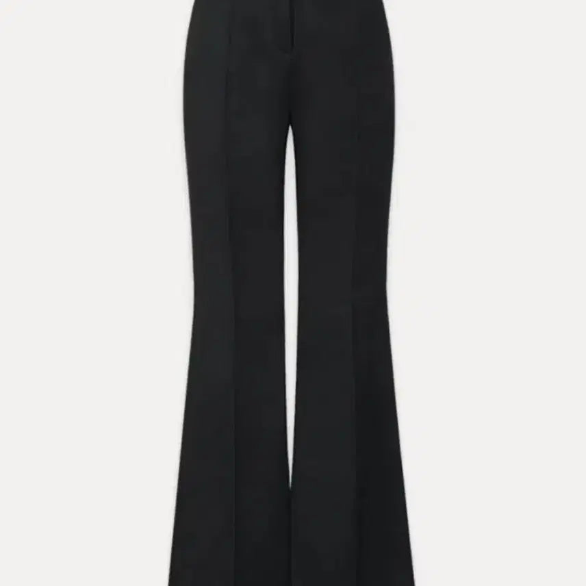 [BUNJANG] Chix Label Slit Bootcut Slacks - Black (M) / 칙스라벨 슬릿부츠컷 M사이즈