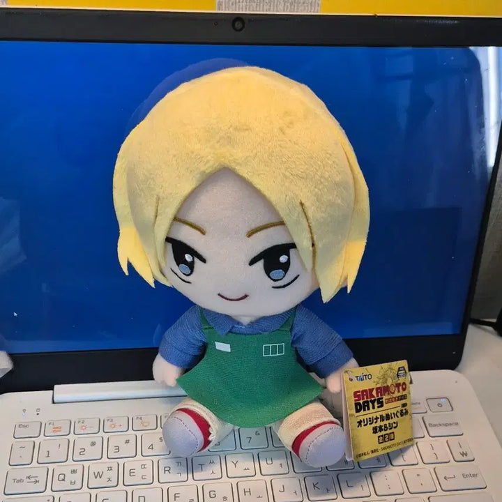 [BUNJANG] Sakamoto Days Asakura Shin Big Plush Doll and Acrylic Figure / [희귀] 사카모토데이즈 사카데이 아사쿠라 신 big 빅 누이 인형 피규어