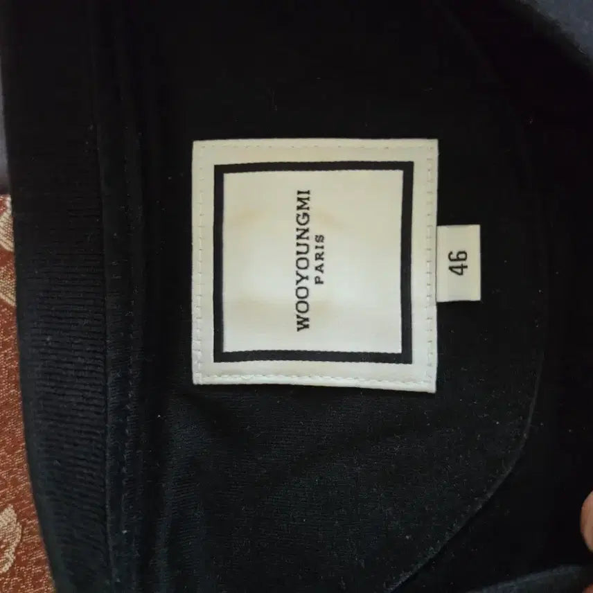 [SOLD OUT] 우영미 백플라워 프린팅 반팔 티셔츠 블랙 46