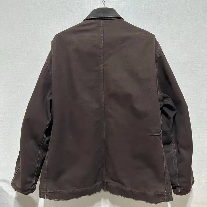 [BUNJANG] Carhartt C61 Duck Work Jacket Dark Brown / Carhartt 칼하트 C61 덕 다크브라운 워크자켓