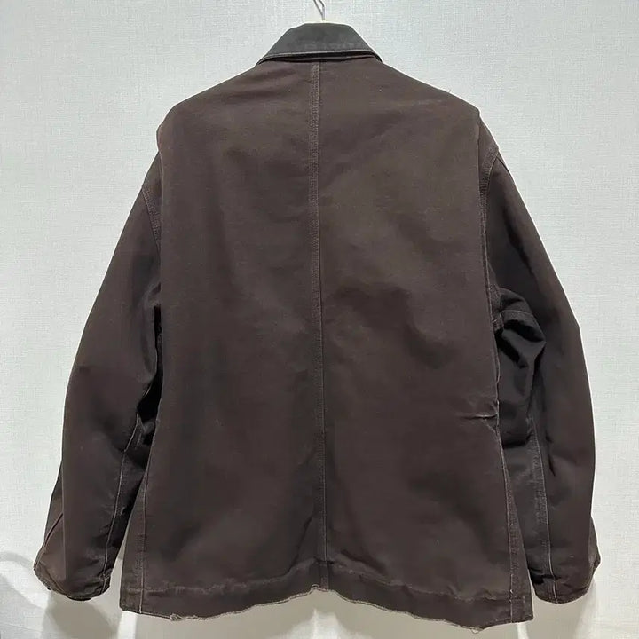 [BUNJANG] Carhartt C61 Duck Work Jacket Dark Brown / Carhartt 칼하트 C61 덕 다크브라운 워크자켓