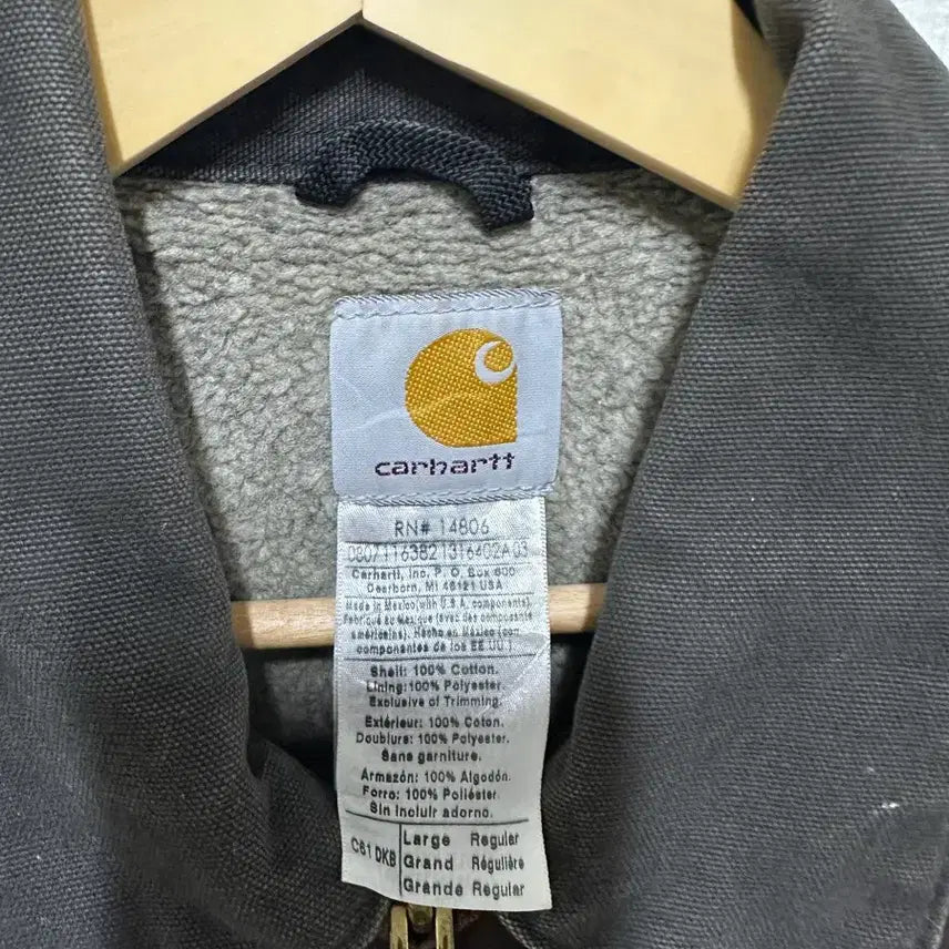 [BUNJANG] Carhartt C61 Duck Work Jacket Dark Brown / Carhartt 칼하트 C61 덕 다크브라운 워크자켓
