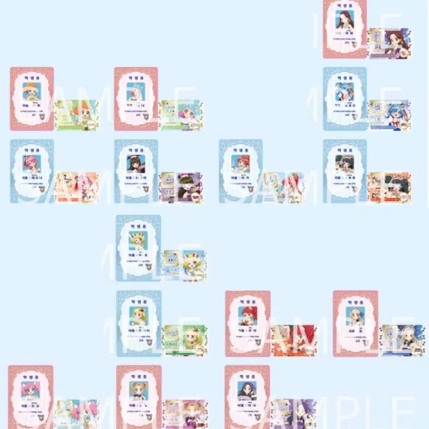 [BUNJANG] Star Para Special Edition Student ID &amp; Friendship Ticket Bundle Set / 스타파라 특전 15종 일괄 학생증 우정티켓 프리파라 카츠파라 올컴