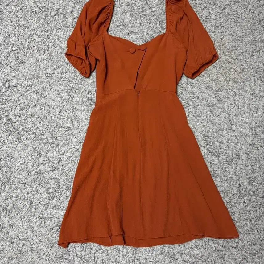 [BUNJANG] And Other Stories Puff Sleeve Square Neck Midi Dress / 앤아더스토리 퍼프 원피스