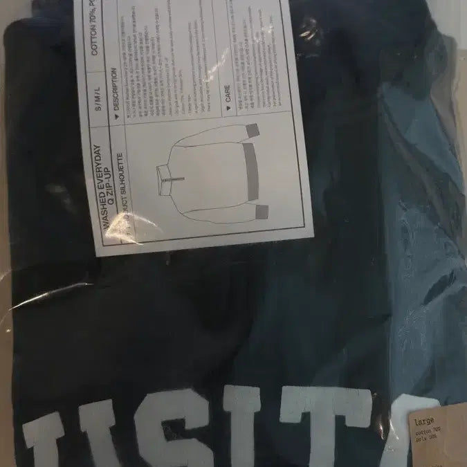 [BUNJANG] Collect Pieces Visitor Zip-up Sweatshirt L Size / 컬렉트피시스 비지터 집업 스웻셔츠 L사이즈