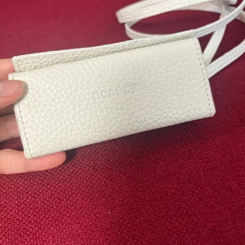 [BUNJANG] Necessary Lipstick Bag Ivory / 네세서리 립스틱 백 아이보리
