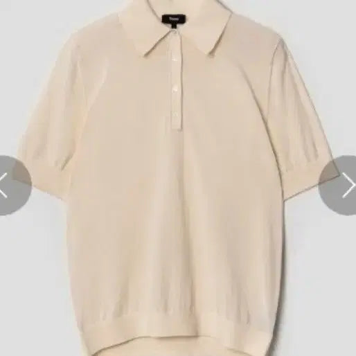 [BUNJANG] Theory Bristol Collar Knit Top / 띠어리 브리스톨 카라 니트