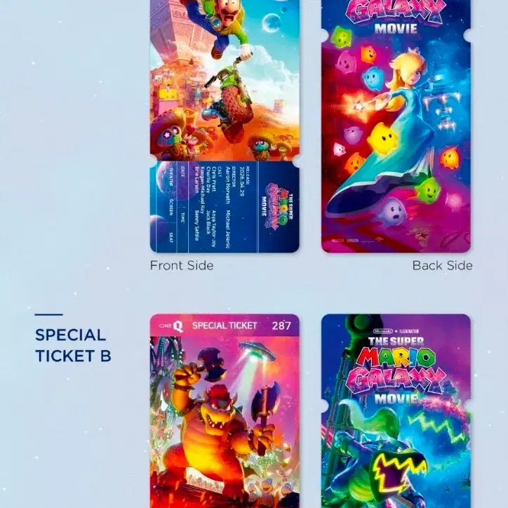 [BUNJANG] Super Mario Galaxy Special Ticket / 슈퍼마리오 갤럭시 스페셜티켓 판매