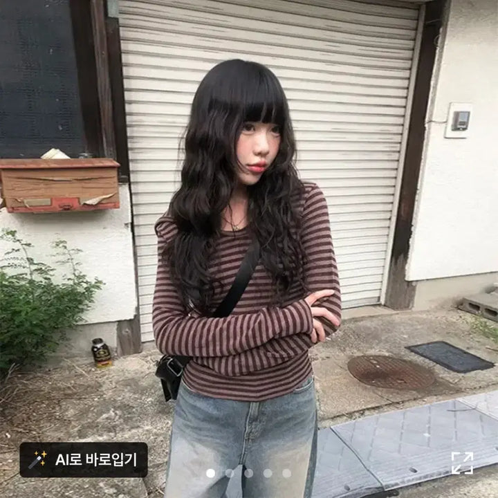 [BUNJANG] Anyone More Hood Knit T-shirt / 애니원모어 후드 니트 티셔츠 그레이