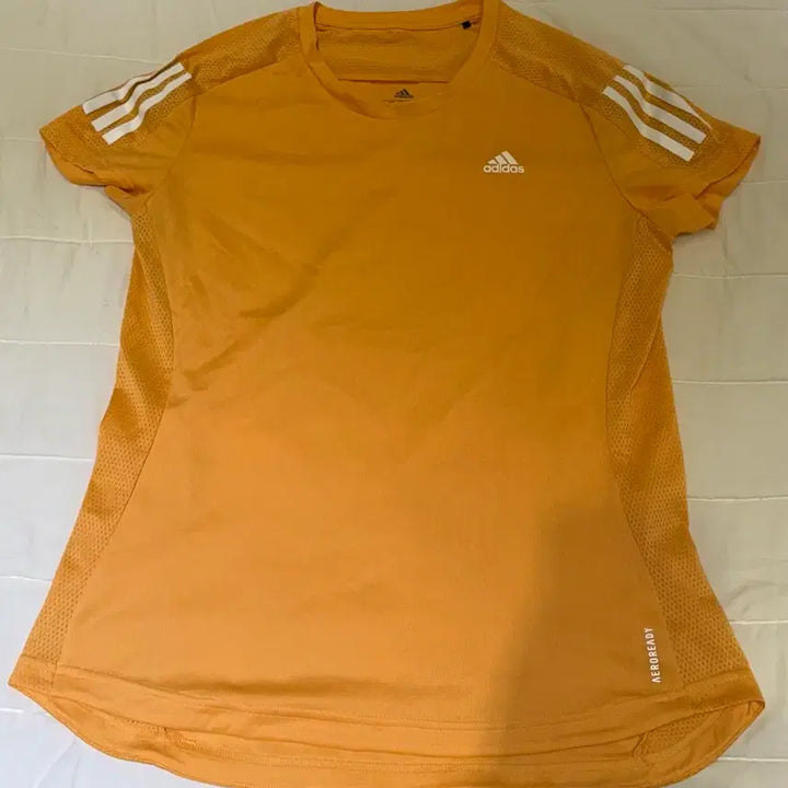 [BUNJANG] Adidas AEROREADY Performance Short Sleeve T-Shirt - Orange, Size L / 아디다스 기능성 반팔 티셔츠(정품)