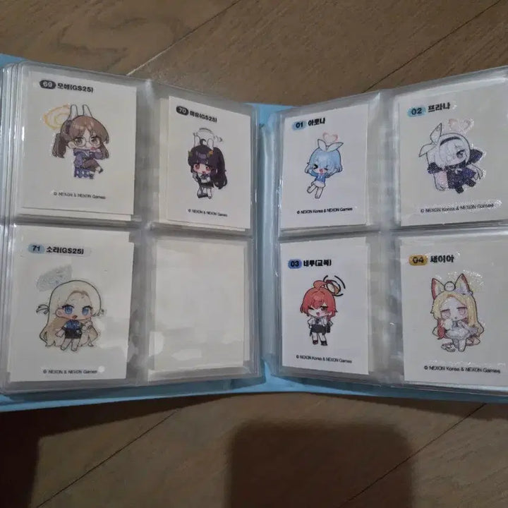 [BUNJANG] Blue Archive Tteokbokki Sticker Full Collection / 블루아카이브 띠부씰 올컬렉 팝니다