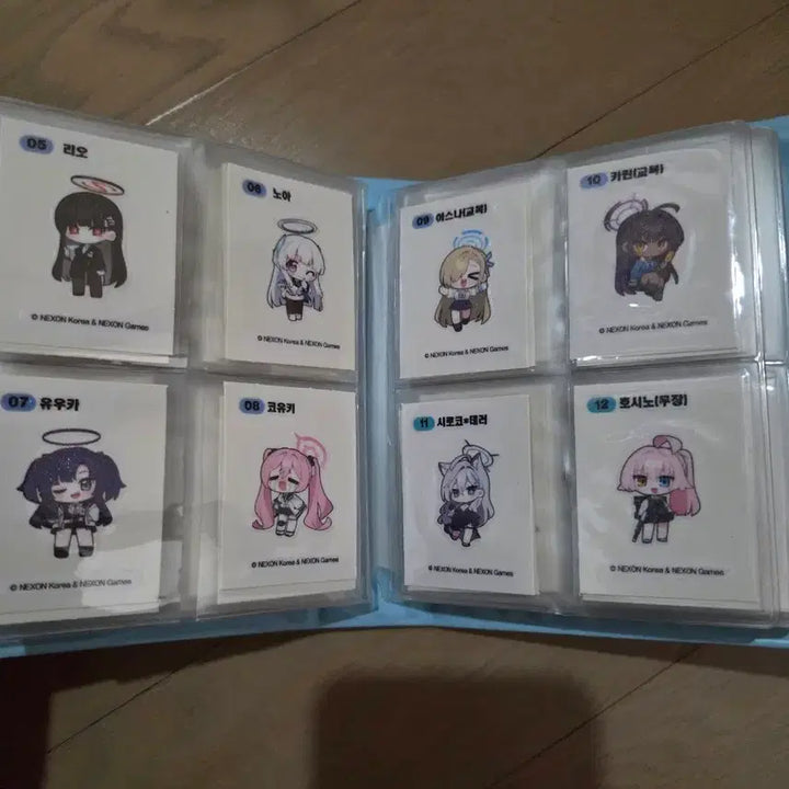[BUNJANG] Blue Archive Tteokbokki Sticker Full Collection / 블루아카이브 띠부씰 올컬렉 팝니다