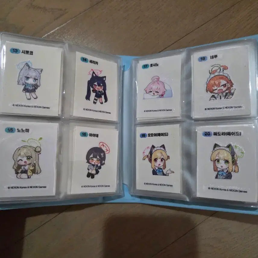 [BUNJANG] Blue Archive Tteokbokki Sticker Full Collection / 블루아카이브 띠부씰 올컬렉 팝니다