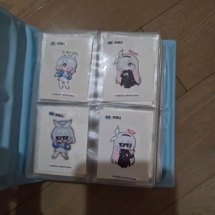[BUNJANG] Blue Archive Tteokbokki Sticker Full Collection / 블루아카이브 띠부씰 올컬렉 팝니다
