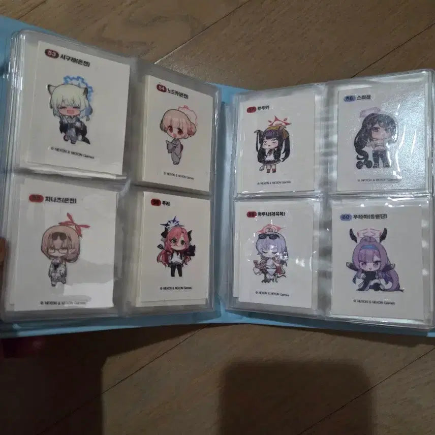 [BUNJANG] Blue Archive Tteokbokki Sticker Full Collection / 블루아카이브 띠부씰 올컬렉 팝니다