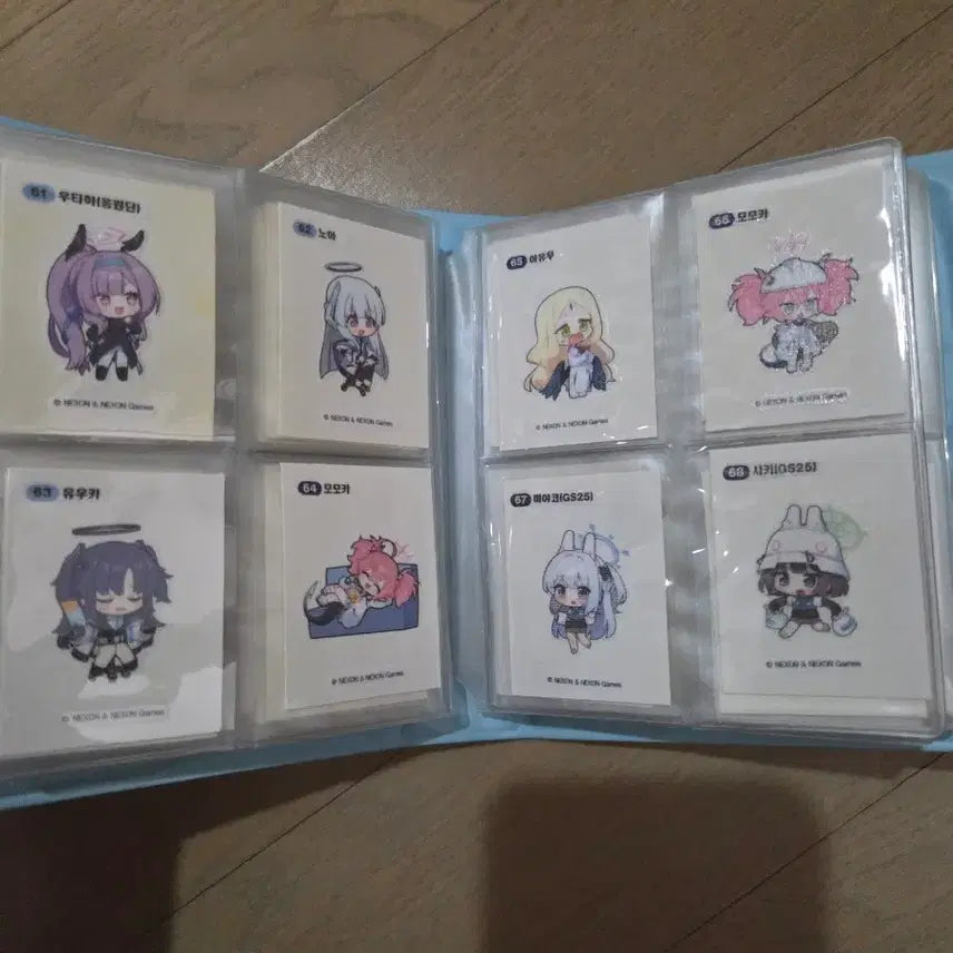[BUNJANG] Blue Archive Tteokbokki Sticker Full Collection / 블루아카이브 띠부씰 올컬렉 팝니다