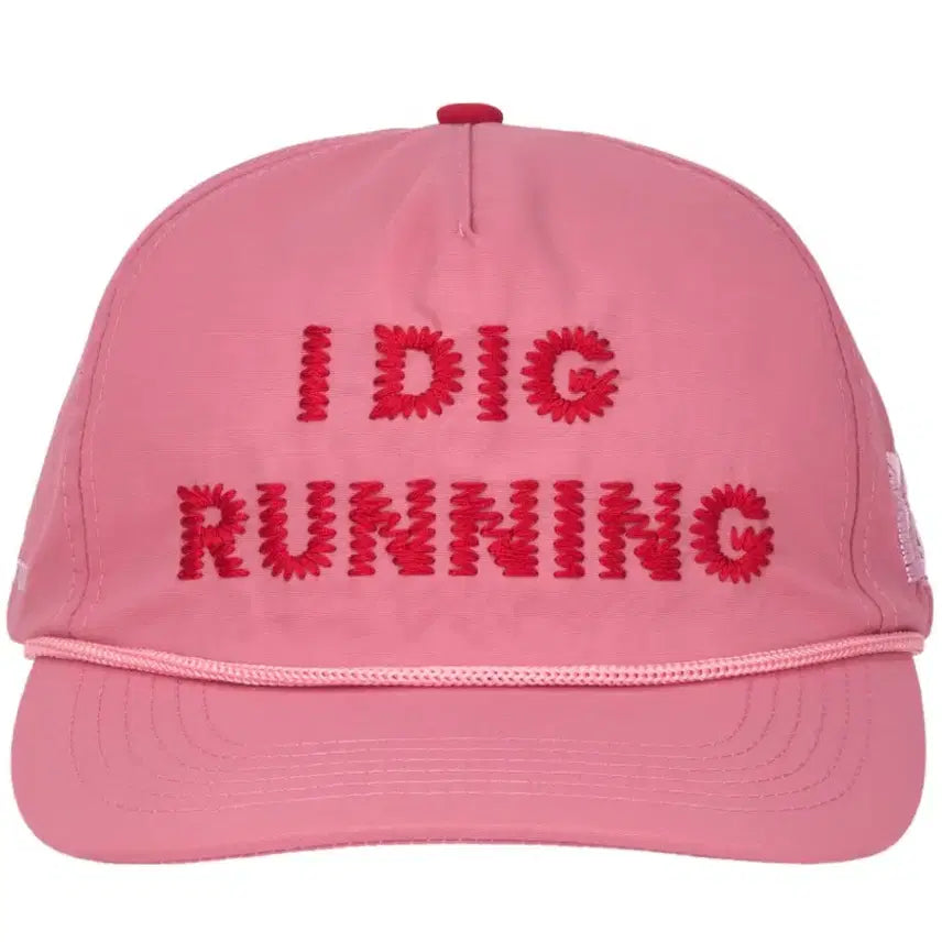 [SOLD OUT] 핑크색 I DIG RUNNING 볼캡 모자