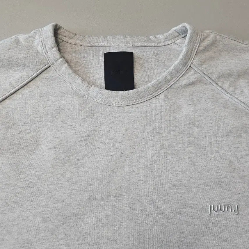 [BUNJANG] JUUN.J Light Gray Short-Sleeve T-Shirt / juunj 라이트 그레이 반팔 티셔츠