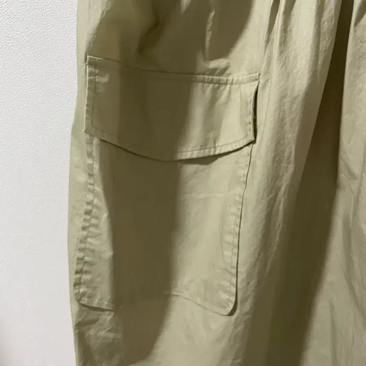 [BUNJANG] Juicy Judy Beige Short Sleeve Shirt Dress / 쥬시쥬디 베이지색 반팔 셔츠 원피스