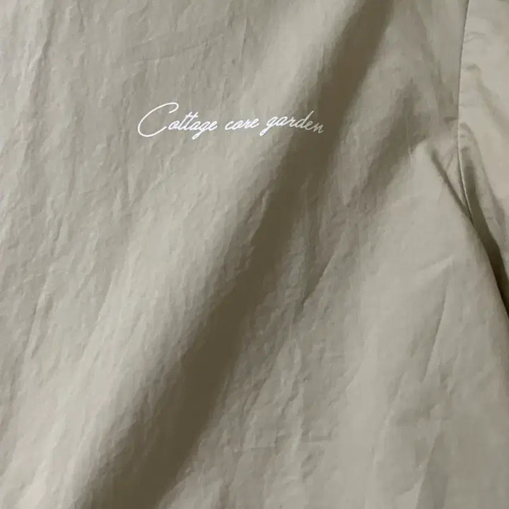 [BUNJANG] Juicy Judy Beige Short Sleeve Shirt Dress / 쥬시쥬디 베이지색 반팔 셔츠 원피스