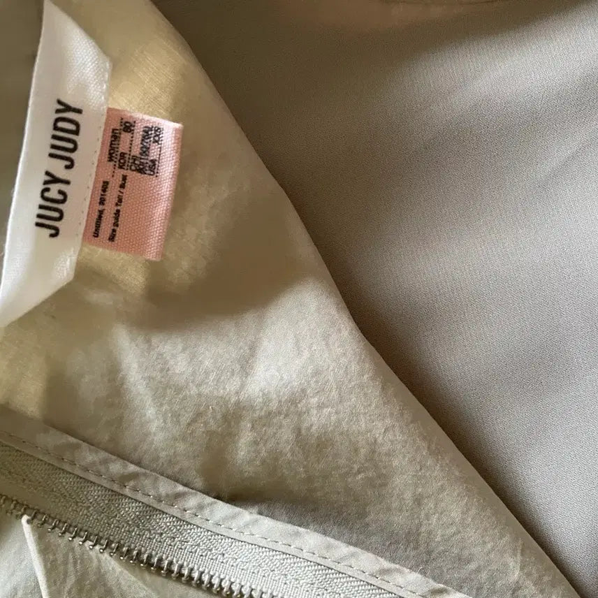 [BUNJANG] Juicy Judy Beige Short Sleeve Shirt Dress / 쥬시쥬디 베이지색 반팔 셔츠 원피스