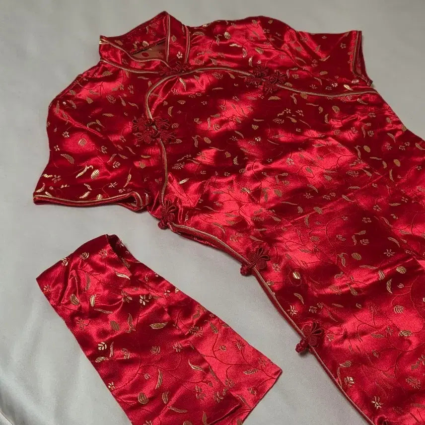 [SOLD OUT] 꽃무늬 고급 치파오 55사이즈