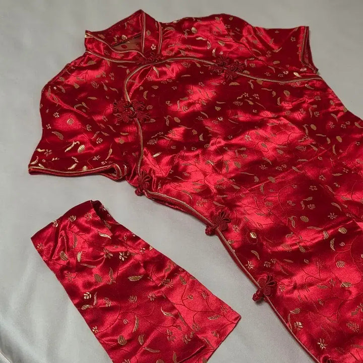 [SOLD OUT] 꽃무늬 고급 치파오 55사이즈