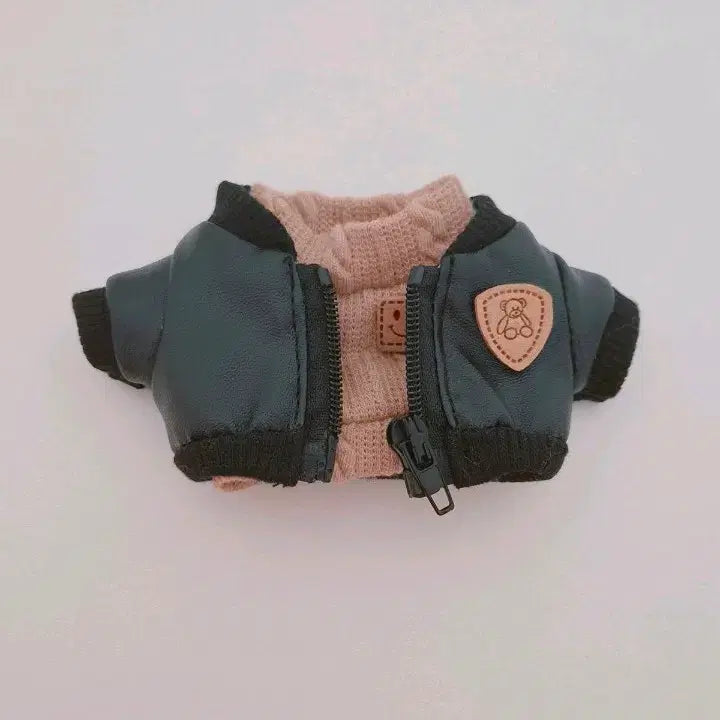 [SOLD OUT] 10cm 인형옷 가죽점퍼+ 니트 4종 세트