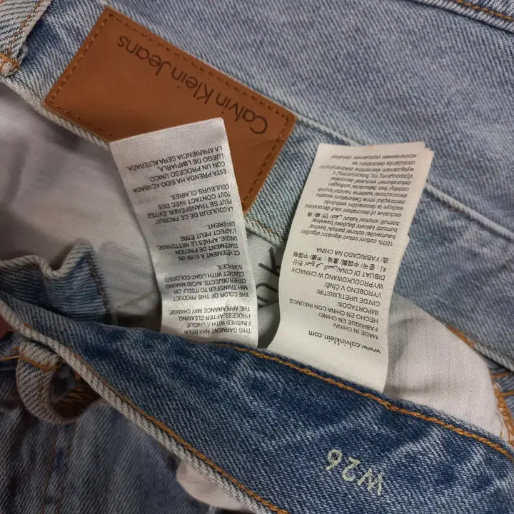 [BUNJANG] Calvin Klein Blue Washed Vintage Denim Shorts / B4-27/캘빈클라인 블루 워싱 빈티지 청반바지