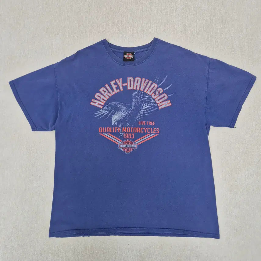 [BUNJANG] Harley Davidson XL Short Sleeve T-shirt / 할리데이비슨 XL사이즈 반팔티셔츠