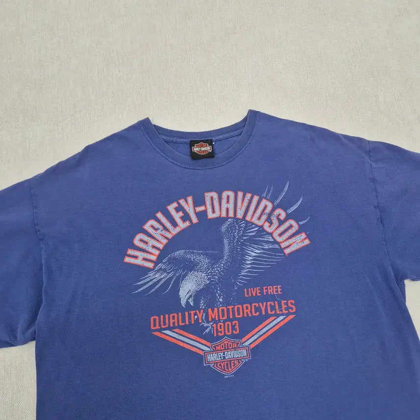 [BUNJANG] Harley Davidson XL Short Sleeve T-shirt / 할리데이비슨 XL사이즈 반팔티셔츠