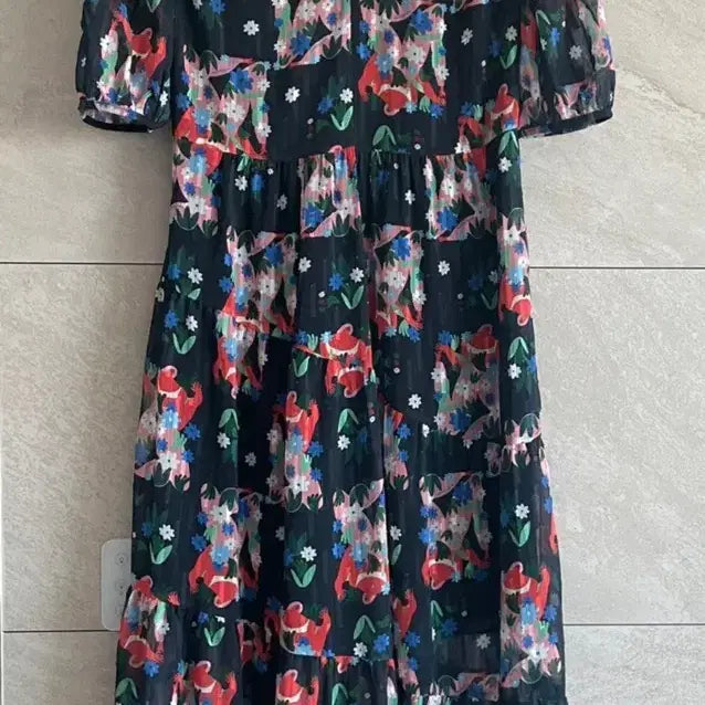 [BUNJANG] Juicy Judy Floral Pattern Long Dress / 쥬시쥬디 원피스