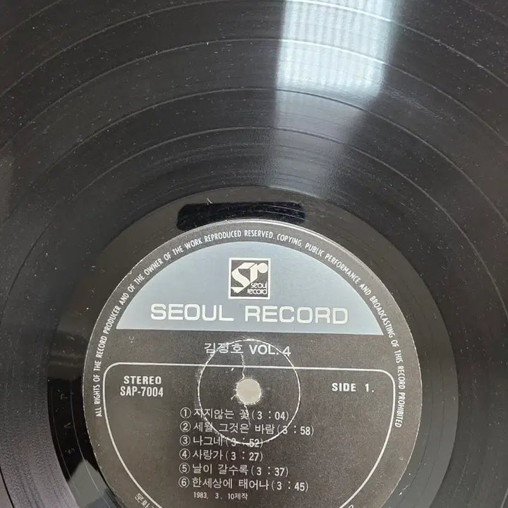[SOLD OUT] 김정호 Vol.4 LP