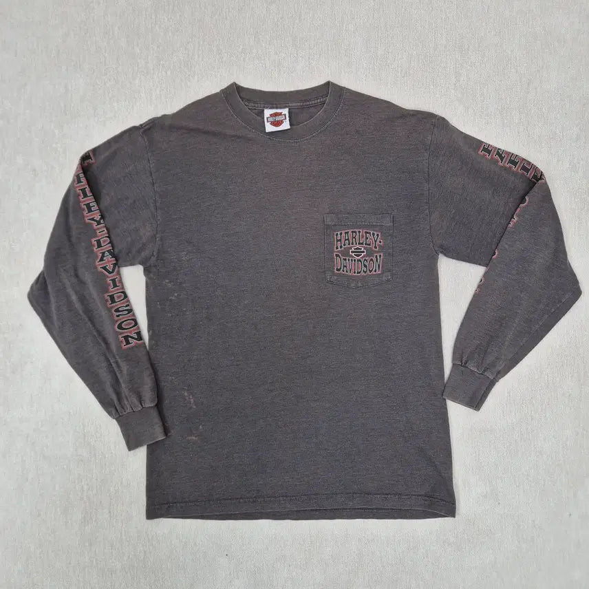 [BUNJANG] Harley Davidson Long Sleeve T-shirt (Size M) / 할리데이비슨 M사이즈 긴팔티셔츠