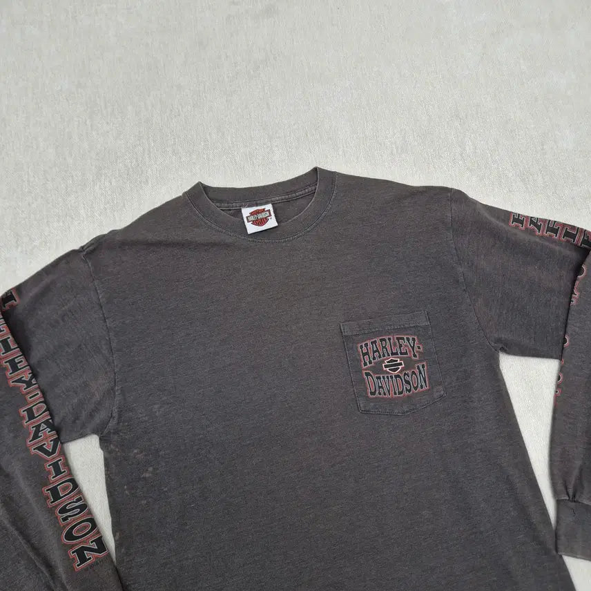 [BUNJANG] Harley Davidson Long Sleeve T-shirt (Size M) / 할리데이비슨 M사이즈 긴팔티셔츠