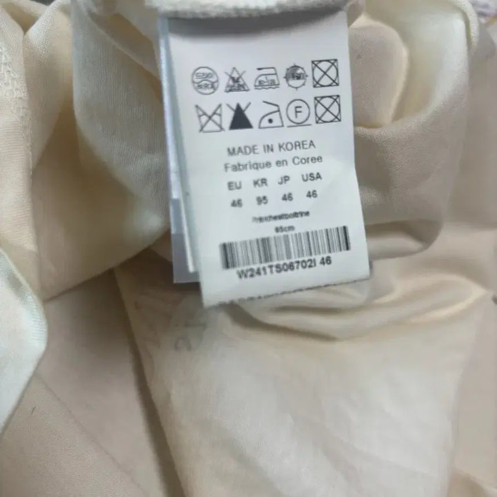 [SOLD OUT] 우영미 24ss 플라워 프린팅 아이보리 반팔 46