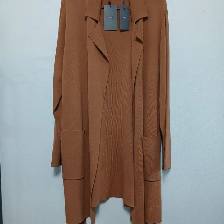 [BUNJANG] VERAWANG  브라운 롱 가디건 벨트 세트 / VERAWANG  브라운 롱 가디건 벨트 세트