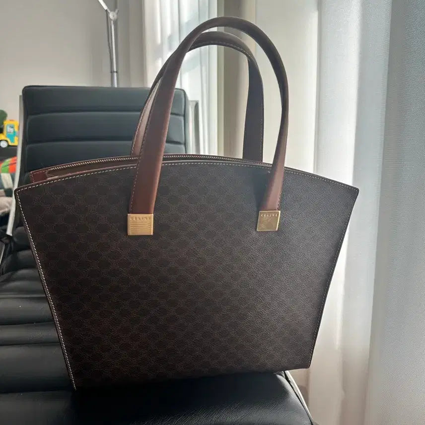 [BUNJANG] Celine Macadam Shopper Tote Bag / 빈티지 셀린느 마카담 쇼퍼 토트백