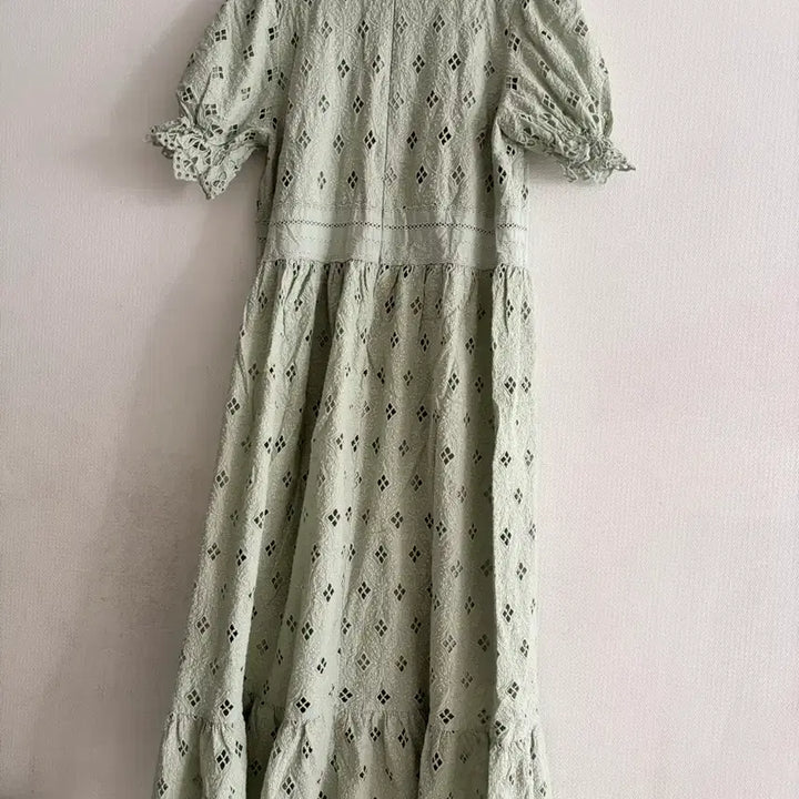 [BUNJANG] ssiny Mint Lace Long Dress / by  ssiny민트색 레이스 원피스