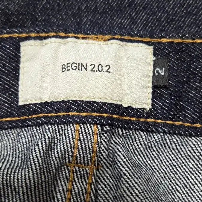 [BUNJANG] Begin202 Wide Semi Flare Denim Jeans Indigo / 비긴202 와이드 세미 플레어 데님 청바지 인디고