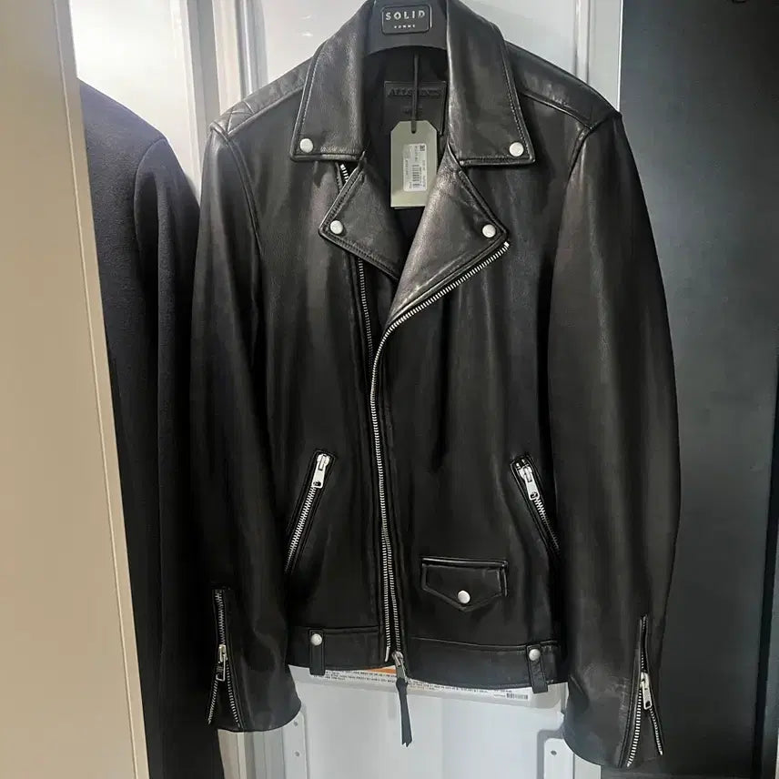 [BUNJANG] AllSaints Milo Biker Leather Jacket / 올세인츠 밀로라이더 L