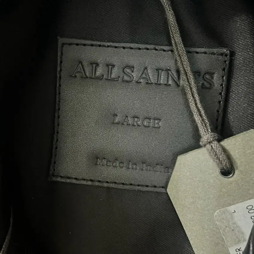 [BUNJANG] AllSaints Milo Biker Leather Jacket / 올세인츠 밀로라이더 L