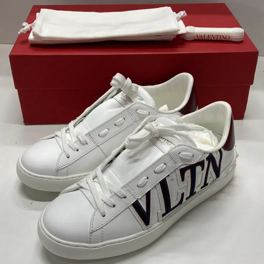 [BUNJANG] Valentino Garavani Logo Open Low-Top Sneakers / (39)발렌티노 가라바니 로고 오픈 로우탑 스니커즈