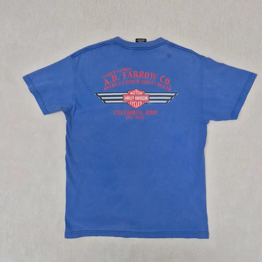[BUNJANG] Harley Davidson L Size Vintage T-shirt / 할리데이비슨 L사이즈 반팔티셔츠