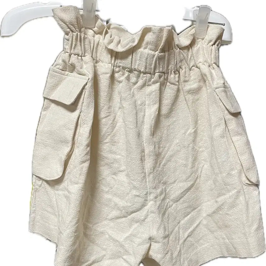 [BUNJANG] Ivory Bending Pocket Shorts / 아이보리 밴딩 포켓 반바지 새상품