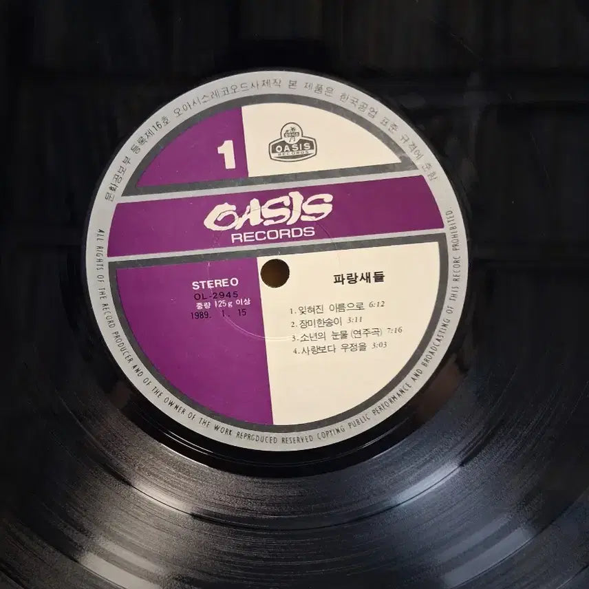 [BUNJANG] Parangsaedeul (Blue Birds) - Forgotten Name LP / 파랑새들LP 89년초반 잊혀진 이름으로 NM