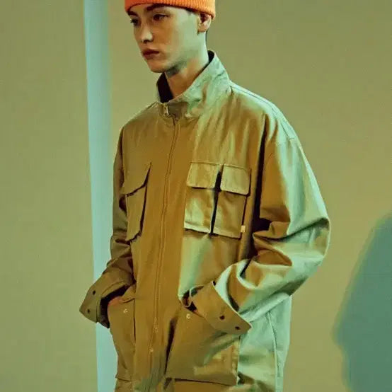 [BUNJANG] NASTY KICK Trucker Jacket Beige L / NASTY KICK 네스티킥 야상 트러커 자켓 베이지 L (새상품)
